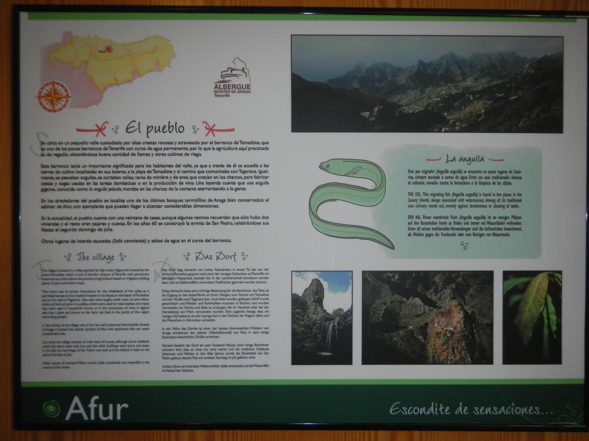 Albergue Montes De Anaga El Bailadero Eksteriør bilde